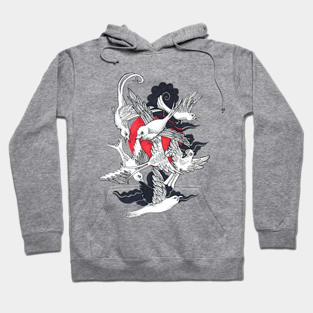 free birds Hoodie by ekkimu